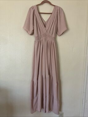 Baltic Born Delilah Blush Maxi Dress, L